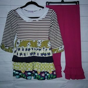 Adorable Sweetness Girls Fall Hippie Outfit